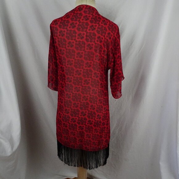 Lularoe Monroe Kimono Women Cover Size S - Picture 3 of 9